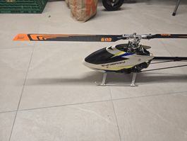 Elicottero RC Synergy 600, motore Align, perfetto!