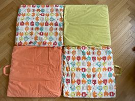 Spielmatte Krabbelmatte Kinderspielmatte 120x120cm
