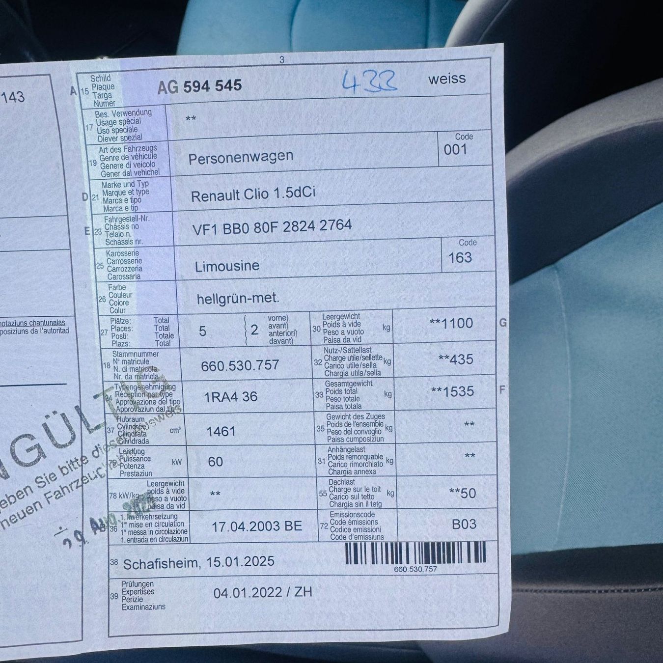 Renault Automobili: Renault Clio 1.5 dCi Hagel – Usato da Lengnau BE venduto da Top_Fair 7