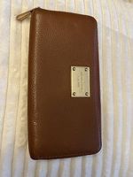 Michael Kors Damenportemonnaie Echtleder, Braun 