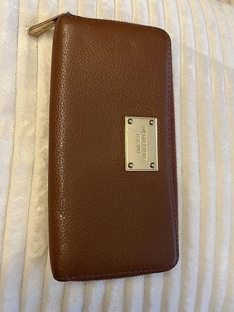 Michael Kors Damenportemonnaie Echtleder, Braun 