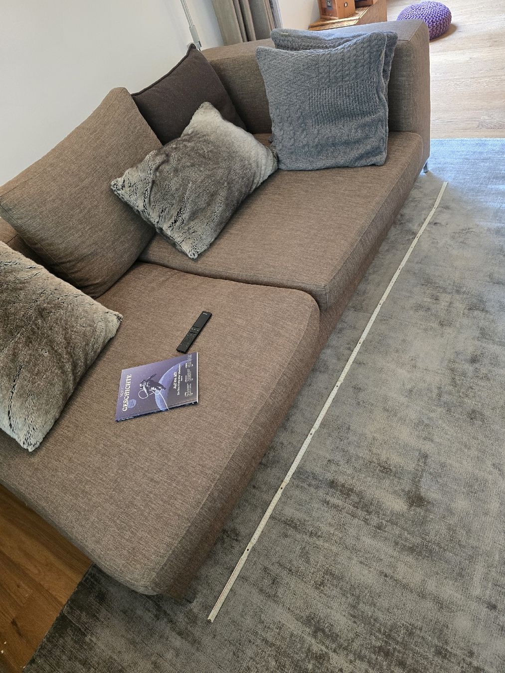 Sofas: Sofa braun mit Elementen gut erhalten – D'occasion à Baar par Blue_eye