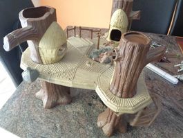 Star Wars Hasbro Ewokdorf mit Figuren