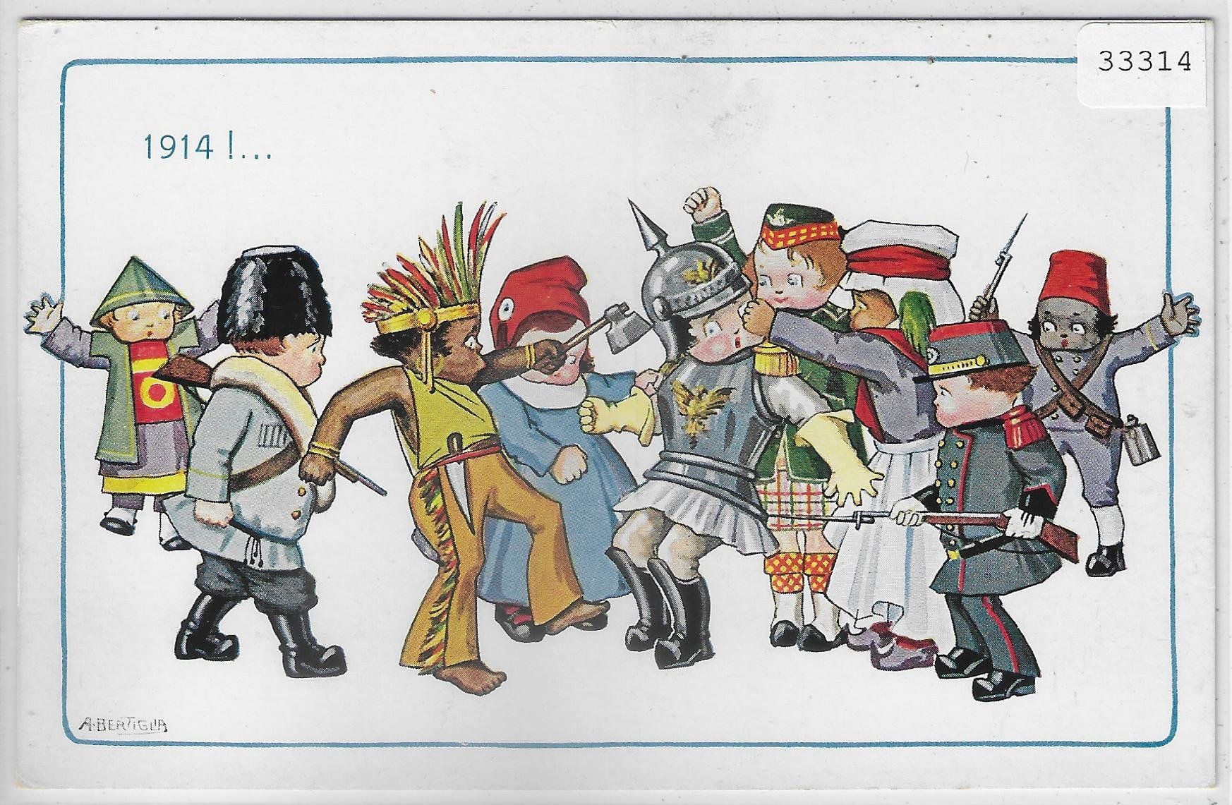 Cartoline postali: 1914!... - A. Bertiglia – Usato da Ettingen venduto da Kartenplanet