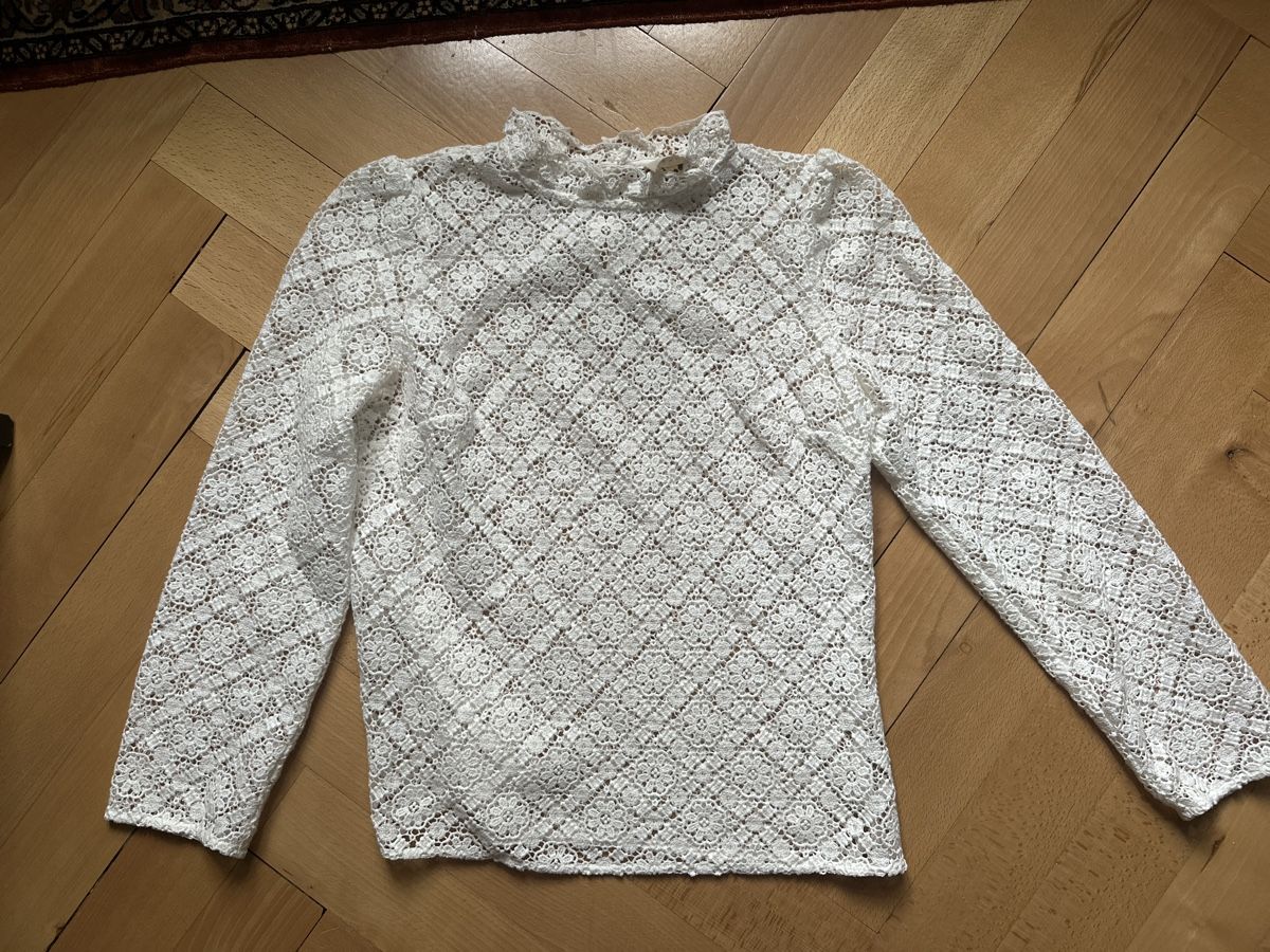 Sezane Camicette: Sézane blouse white lace size 36 – Nuovo (secondo la descrizione) da Luzern venduto da tiz_s8x8