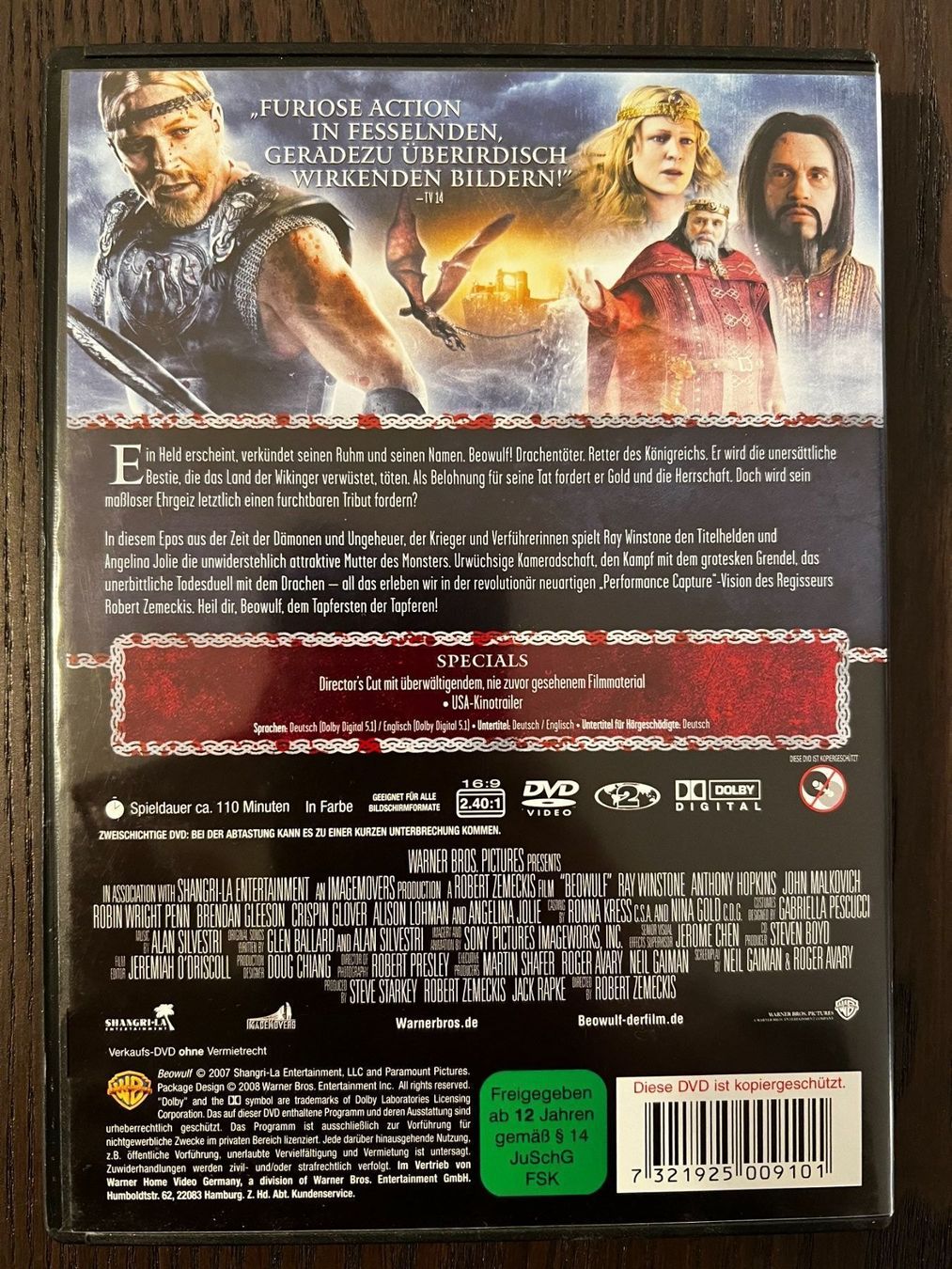 Tutti i DVDs: Beowulf – Usato da Zürich venduto da FilmFreunde 1