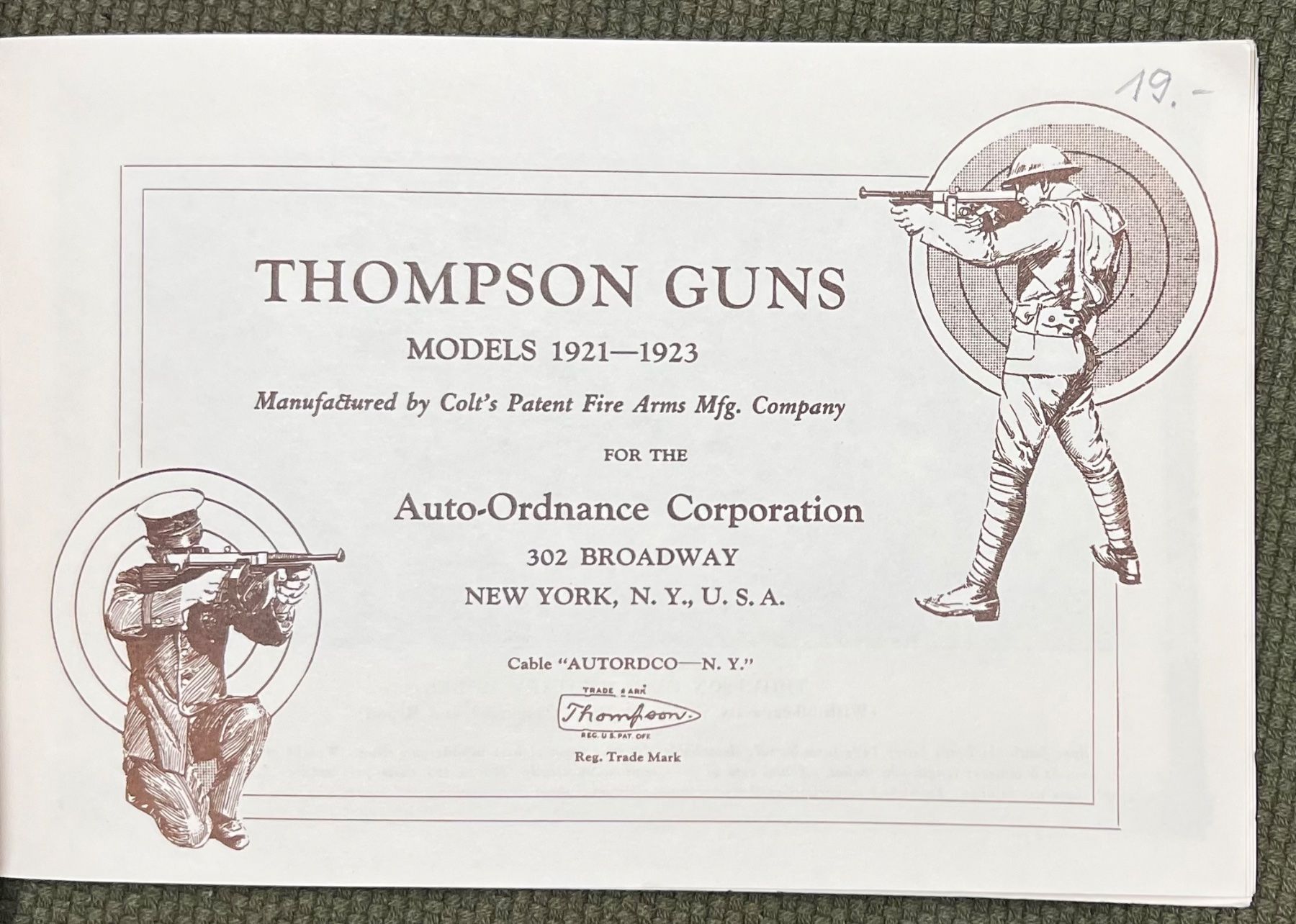 Libri: Th Thompson Gun Manual – Usato da Nyon venduto da 65d45 4