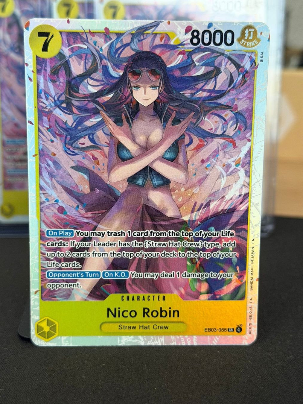 Bandai Carte collezionabili: Nico Robin EB03-055 SR (2) – Nuovo (secondo la descrizione) da Brittnau venduto da TCGBratans