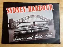 Guide - Livret souvenir vintage de Sydney Harbour (1950's)