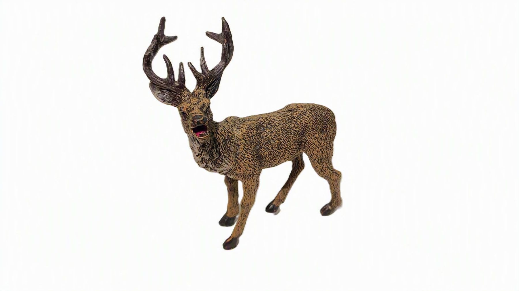 Schleich Figuren: Schleich Rentier / Hirsch mit Geweih – Gebraucht aus Bassersdorf von zoooropa