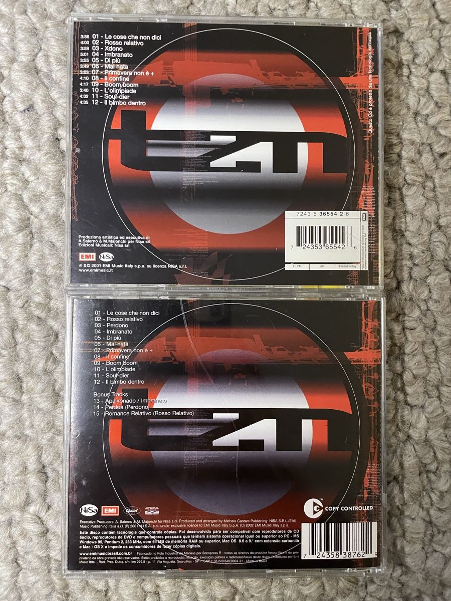 CD: 2x Tiziano Ferro - rosso relativo – Usato da Reinach AG venduto da trigger7811 1