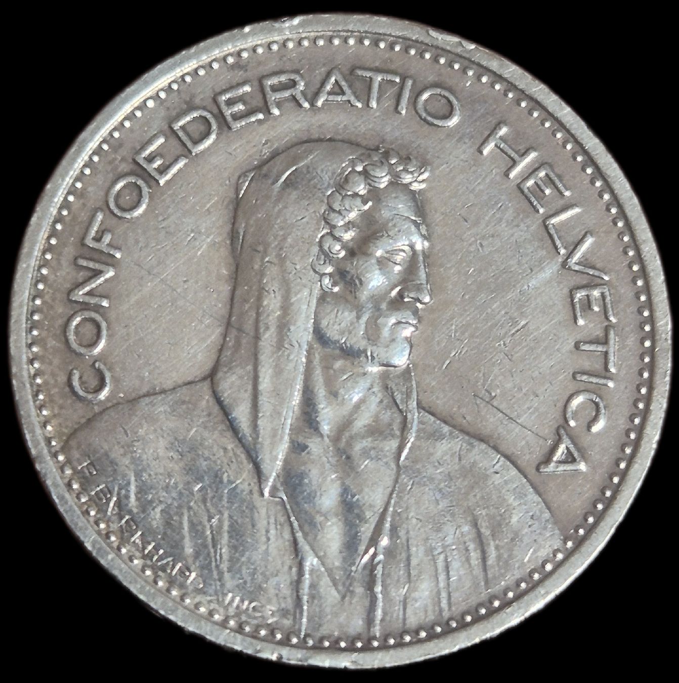 Tutti le monete: Top Silber 5 Franken 1952 Schweiz Vorz – Usato da Grenchen venduto da Grenchen_Coins 1