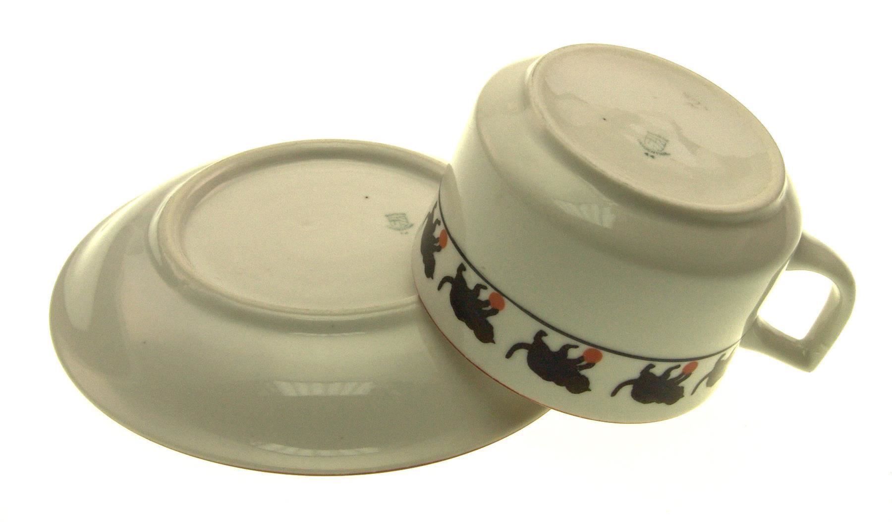 Set di piatti: Kindertasse mit Teller Katzen 1944 – Usato da Schmitten FR venduto da fliessigs_Biendli 2