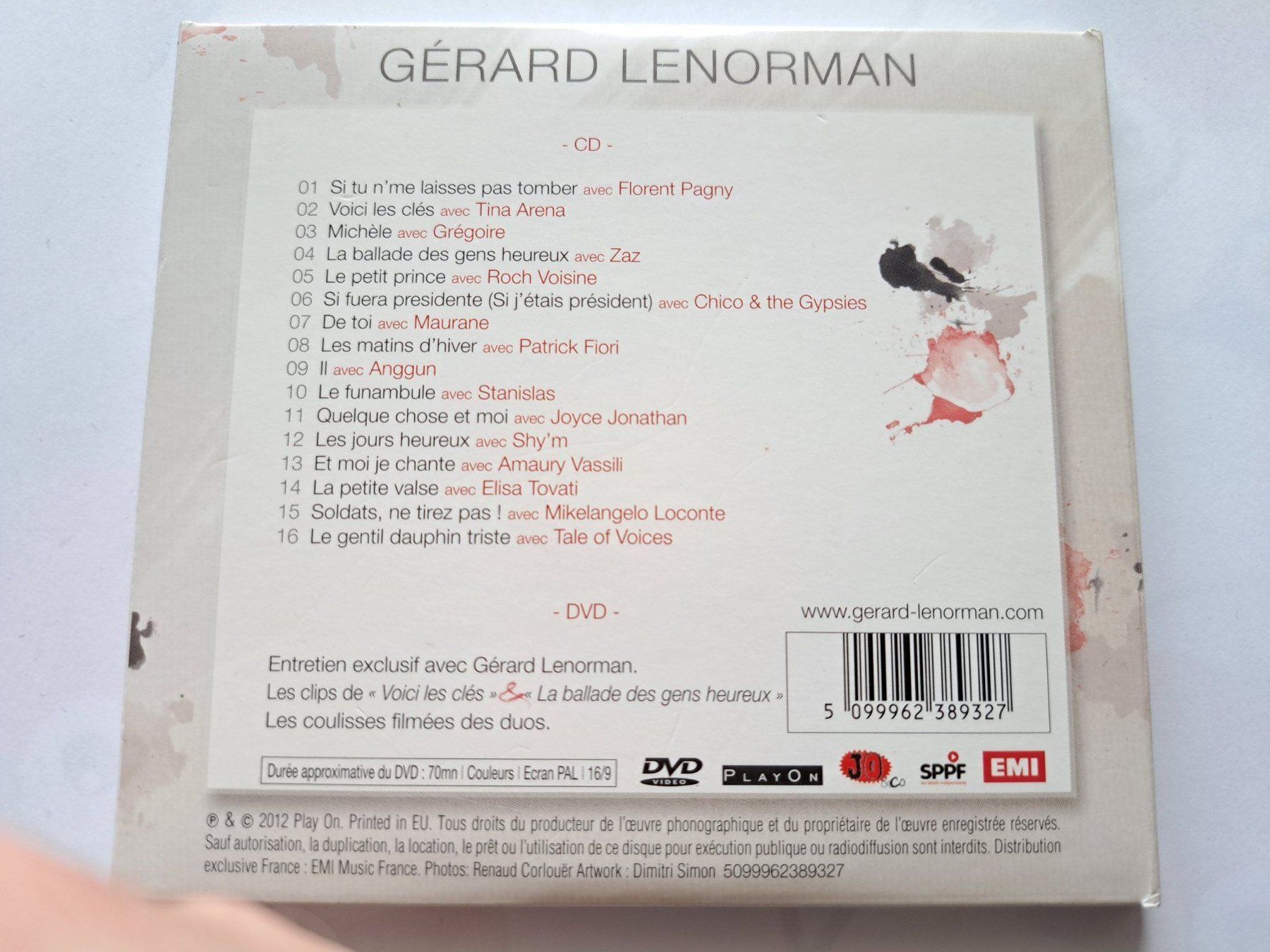 CDs: Cd Gérard Lenorman - Duos de mes chansons – Gebraucht aus Pully von bro_n52j 1