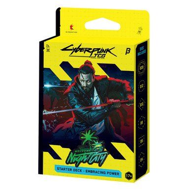 Spiele: Cyberunk TCG - Embracing Power - Beta Starter Deck – Neu und originalverpackt aus Arbon von Cronos0.84