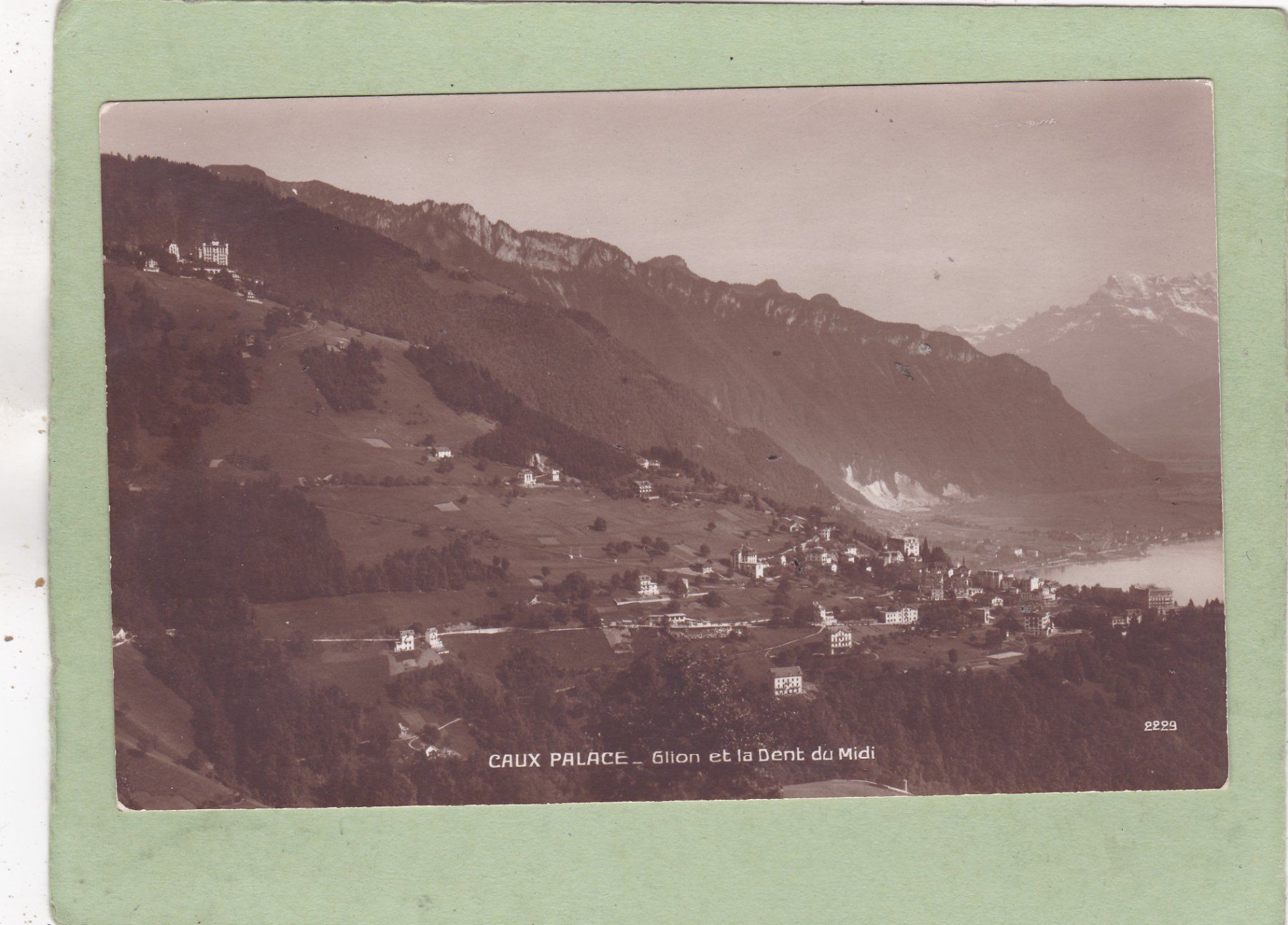 Cartoline postali: Caux Palace Glion et la Dent du Midi – Usato da Herisau venduto da Lisegrat2008
