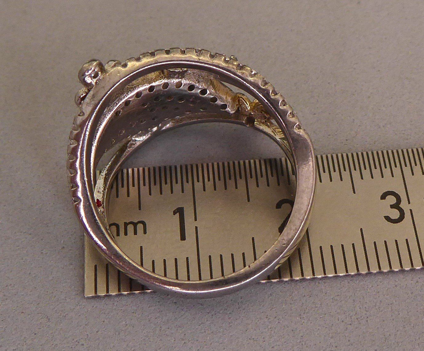 Anelli: Ring 925 Silber mit synthetischen Steinchen – Usato da Muri AG venduto da Lineli2020 5