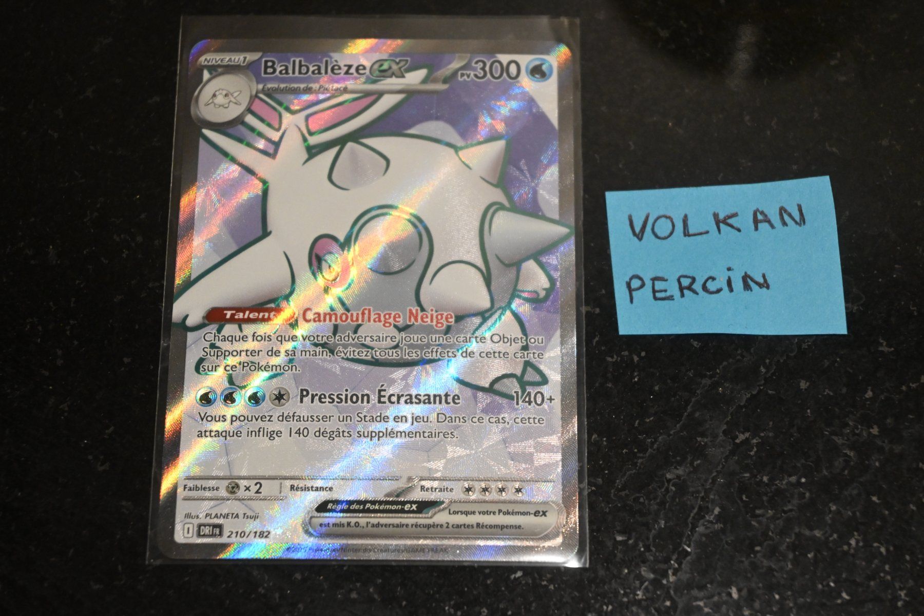 Pokémon Carte collezionabili: Balbalèze ex (DRI 210) FR – Nuovo (secondo la descrizione) da Aigle venduto da PSAPOKEVOVO
