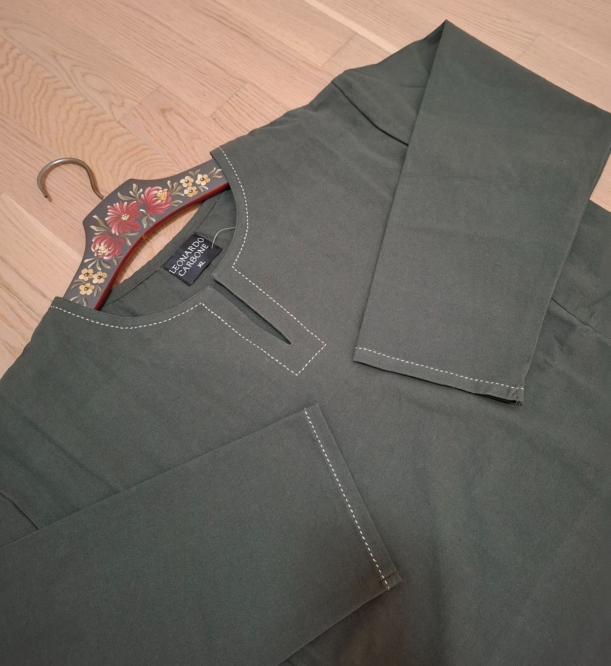 Kleider: Mittelalter/Wikingerkleid olivgrün XL – Neu und originalverpackt aus Teufenthal AG von Lady_In_Black_ 2