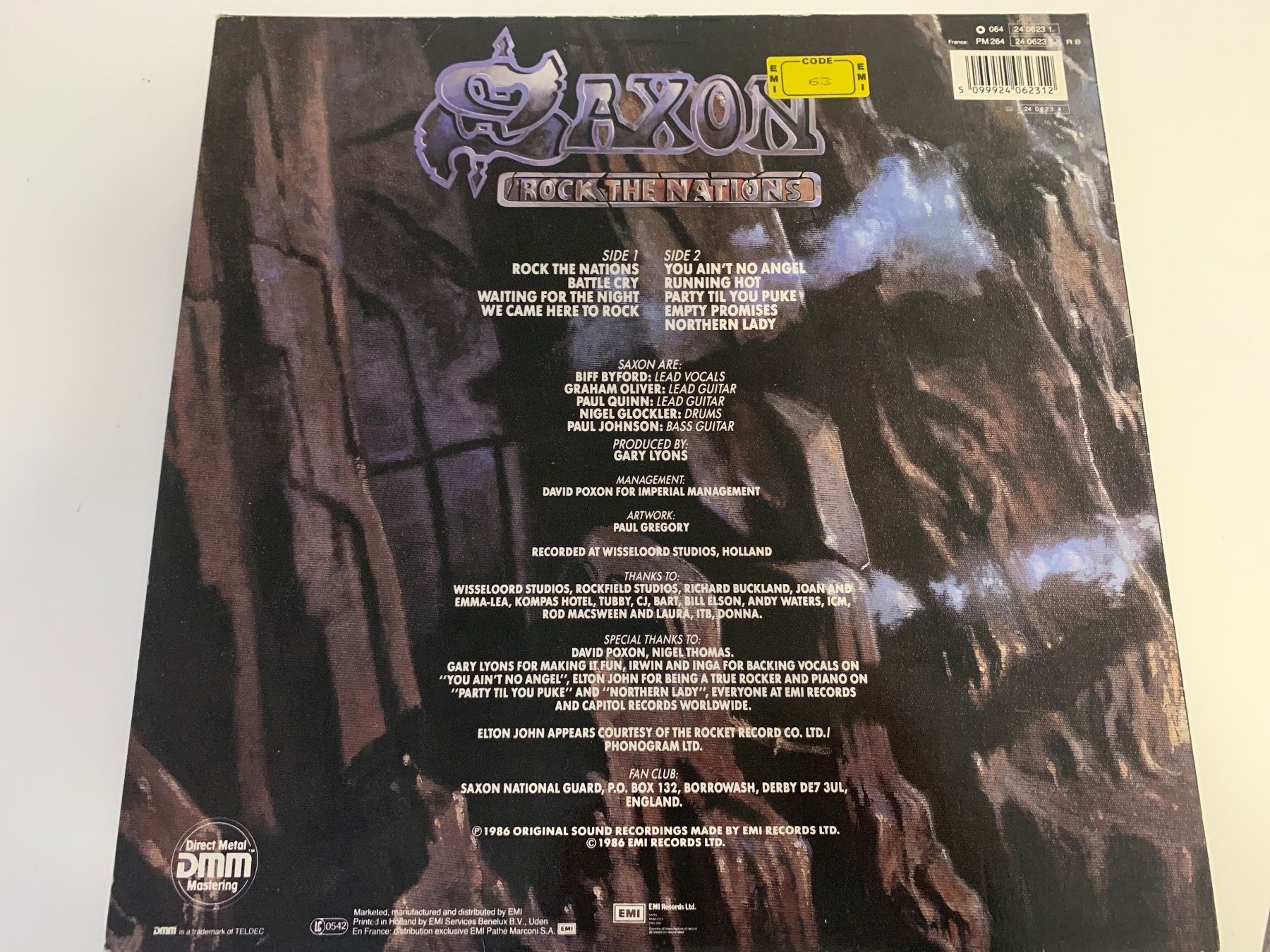 Dischi in vinile: Saxon - Rock the Nations- 1986 – Usato da Kreuzlingen venduto da jamie45 3