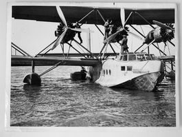 Foto eines Bréguet Bizerte Flugbootes 1935 /Sammlung Crochet