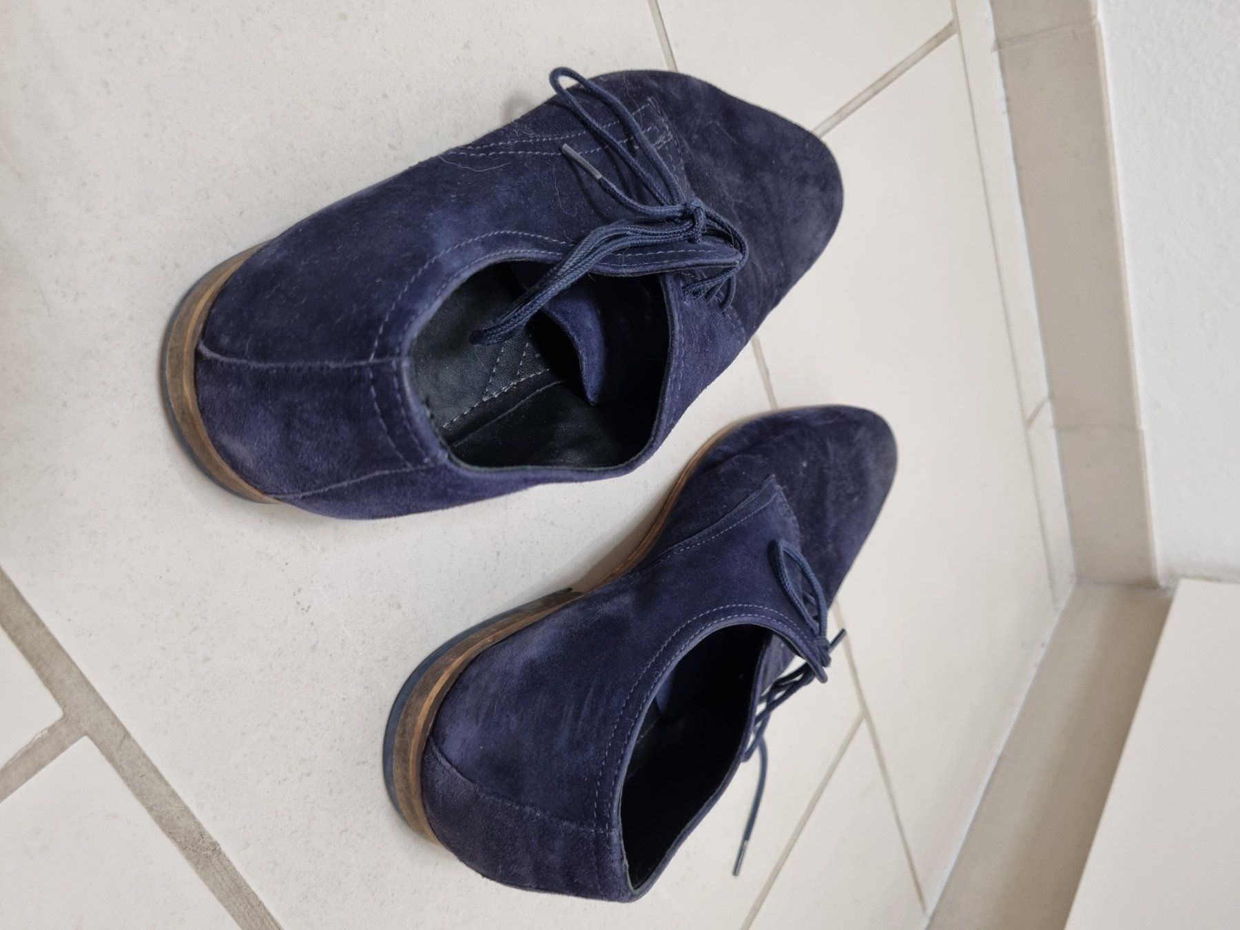 Scarpe da uomo: Anzugsschuhe Dunkelblau Pier One Gr 43 – Usato da Bassersdorf venduto da Sandy456 3