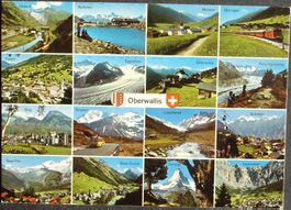 OBERWALLIS Gletsch Nufenen Münster Gluringen Bahn Fiesch ...