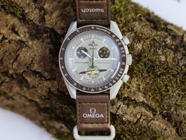 Omega x Swatch Saturn Speedmaster MoonSwatch Armbanduhr