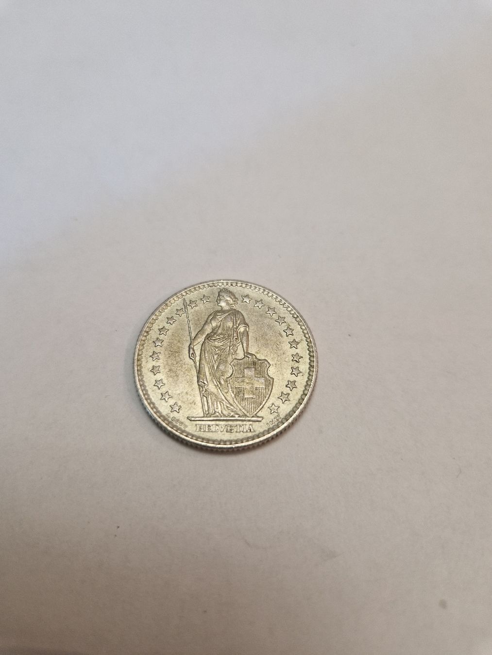 Toutes les monnaies: Moneta 2 Fr. 1961 argento – D'occasion à manno par vespacosa 1