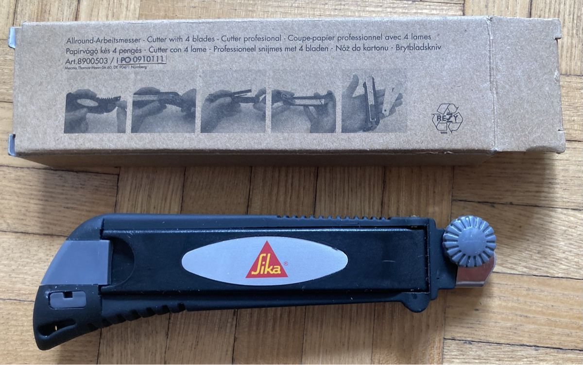 Sika Tutti gli attrezzi: Allround- und Arbeitsmesser Firma Sika – Nuovo e nell'imballaggio originale da Thun venduto da Alpen69