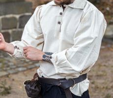 Chemise à manches bouffantes XXL