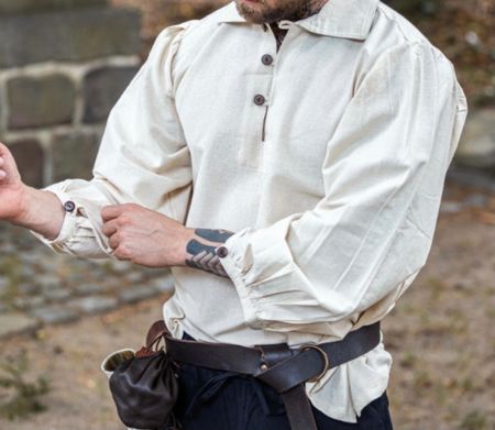 Chemise à manches bouffantes XXL