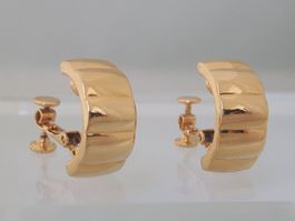 Napier Clip Ohrringe Gold Vintage 90er Jahre Hochwertig