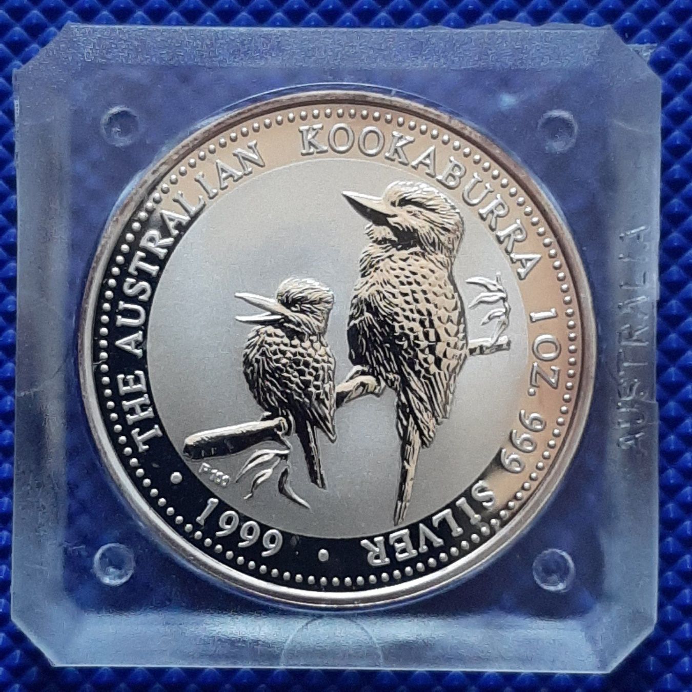 Tutti le monete: 1 oz Silver Kookaburra 1999 Australia – Nuovo e nell'imballaggio originale da Carouge GE venduto da cecob0909