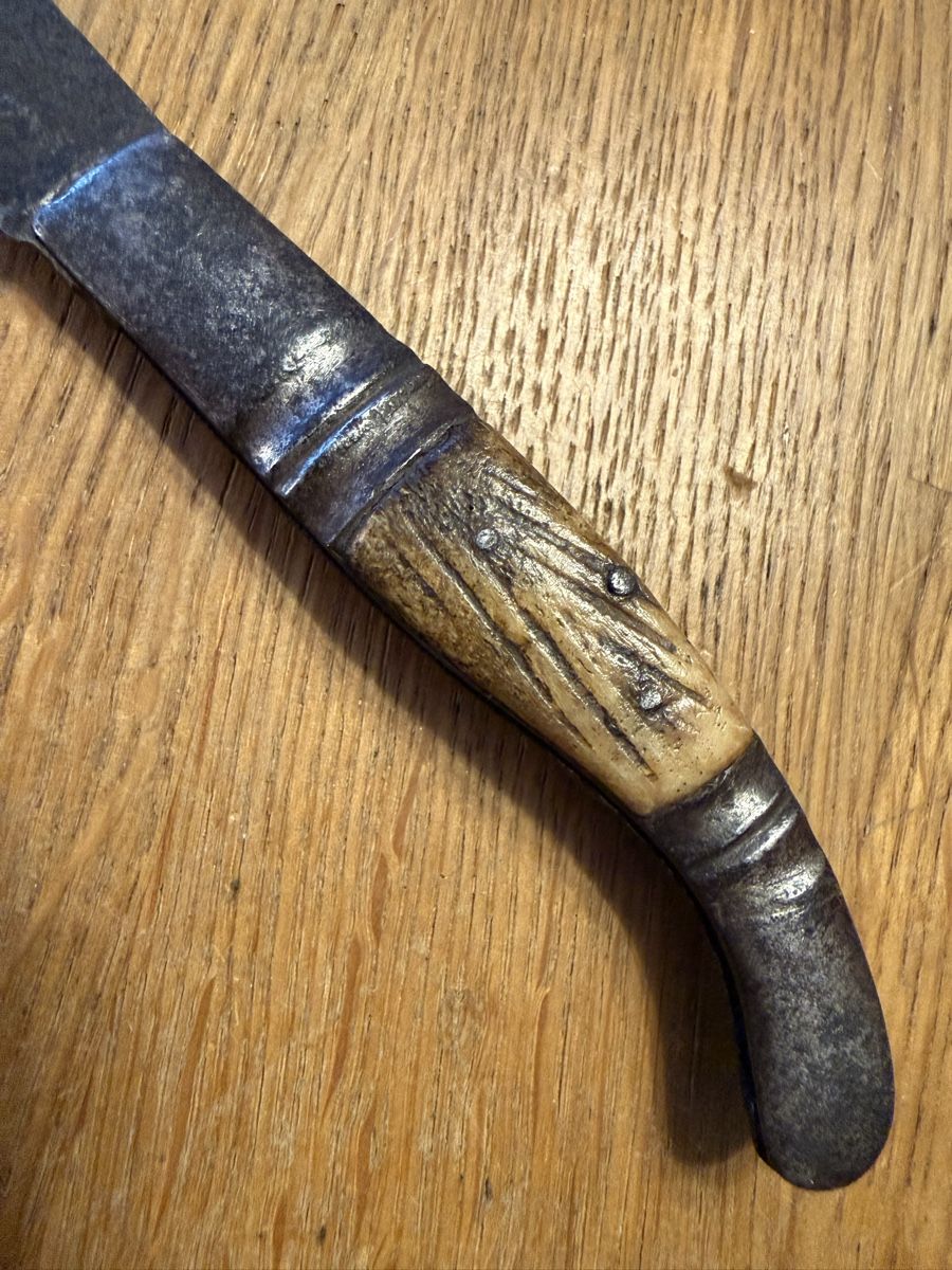 Coltelli tascabile: Antikes Taschenmesser mit Griff aus Bein – Usato da Goldach venduto da Messerguru 1