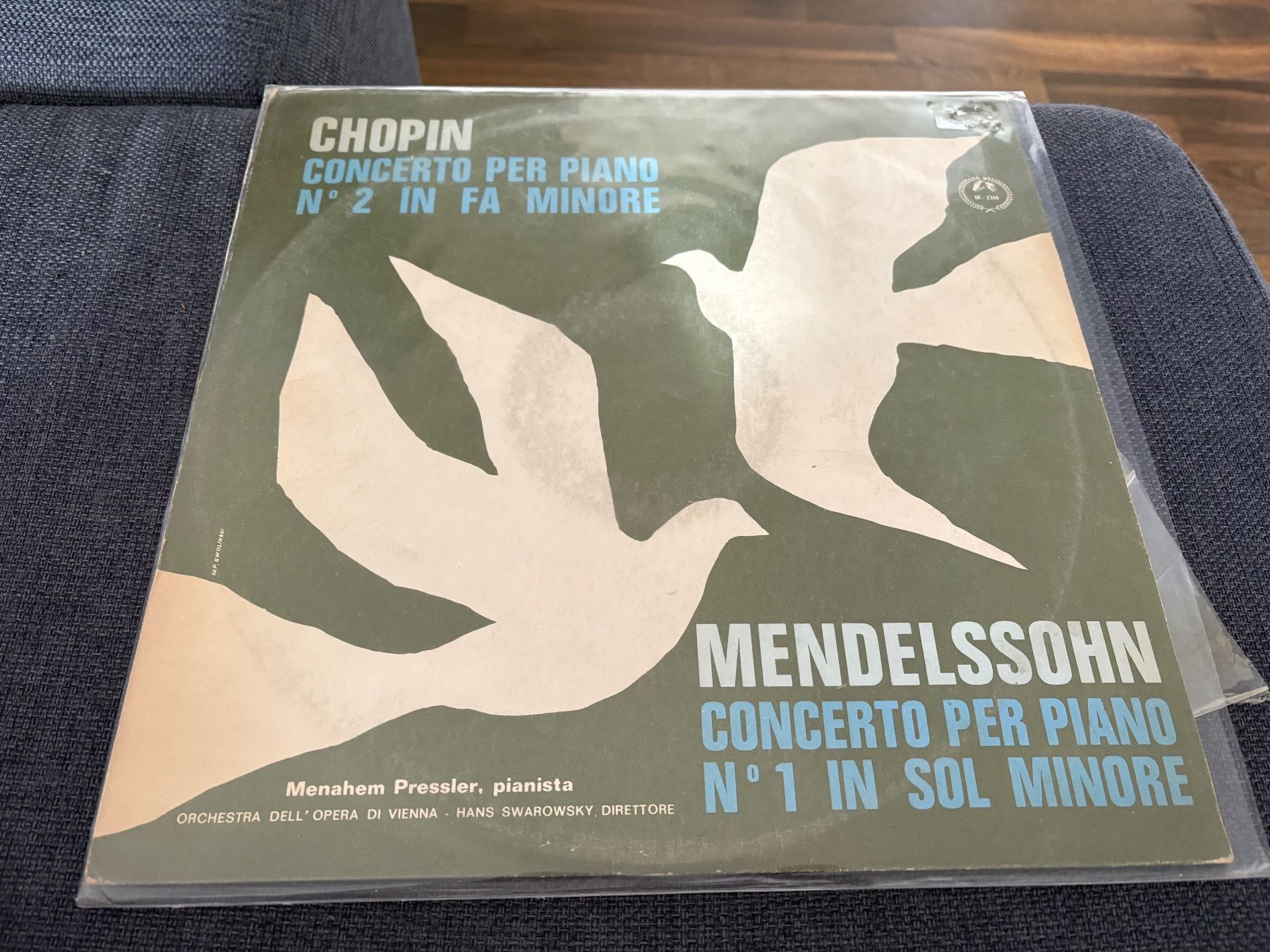 Dischi in vinile: LP Vinyl Chopin et Mendelssohn – Usato da Monts-de-Corsier venduto da mon_rp2m
