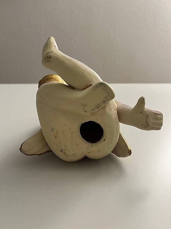 Figuren: Putto Engel in Weiss Gold – Gebraucht aus Bern von TraLala8 2