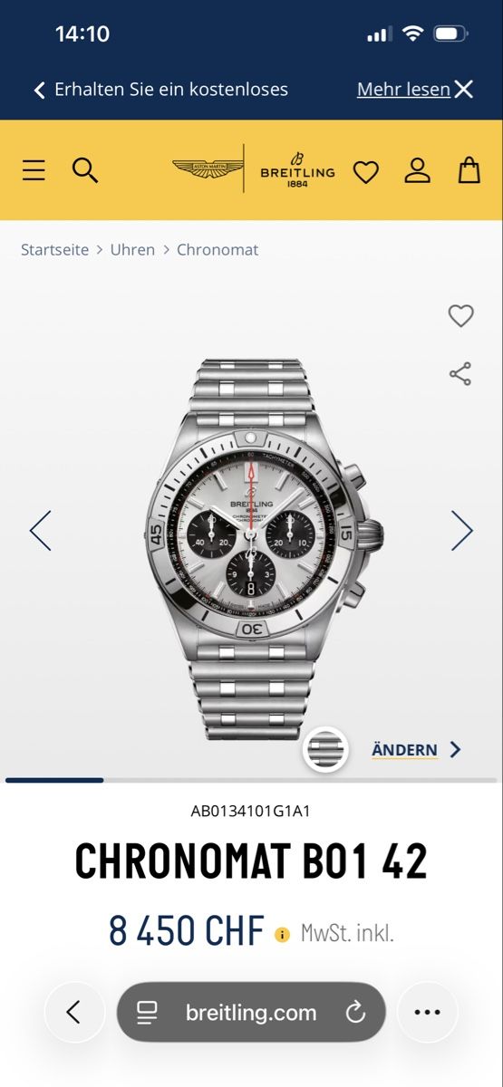 Breitling Orologi: Breitling Chronomat B01 42 – Usato da Urtenen-Schönbühl venduto da snipersuperstar 8