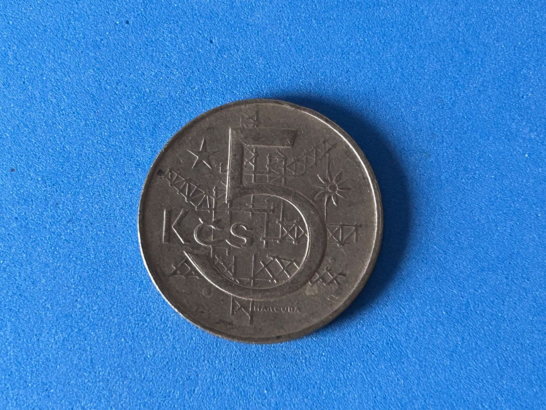 Tutti le monete: Czechoslovakia - 5 Korun 1975 – Usato da Corcelles NE venduto da AJKader 6