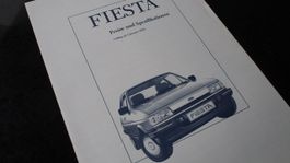 Ford Fiesta Preisliste 1.1.1988