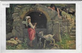Pro Juventute - Ernst Stückelberger, am Brunnen von Rocca-Ce