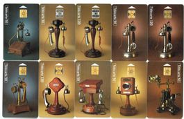 10 Telefonkarten Frankreich historische Telefone