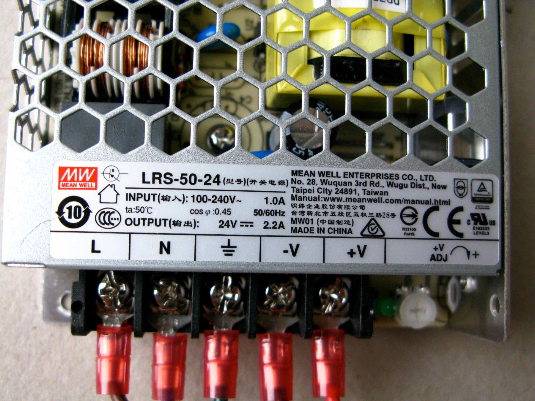 Elektronikbauteile: Mean Well LRS-50-24 Netzteil 24V – Gebraucht aus Samstagern von Betscha