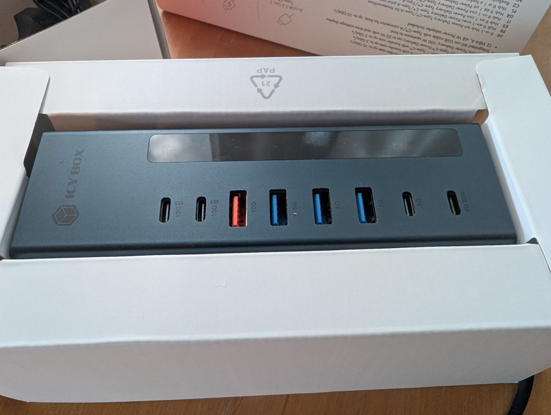 Hub & Switch: Icy Box IB-HUB1743-CPD – Usato da Oberdiessbach venduto da horisberger24 1