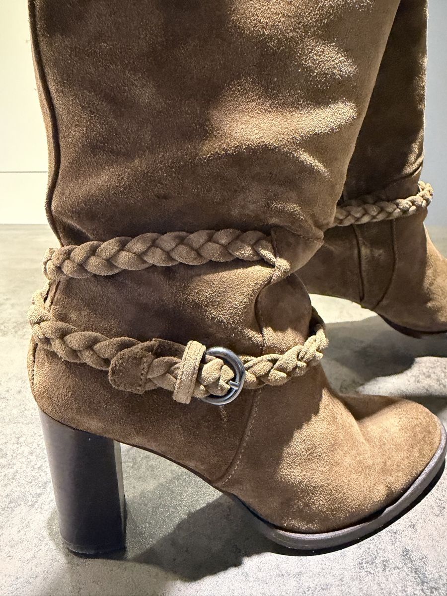 Massimo Dutti Damenschuhe: Damen Stiefel Wildleder Massimo Dutti – Gebraucht aus Wigoltingen von Tatyana79 3