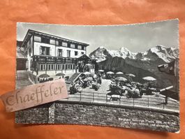 1944 ￼ Berghaus Schynige Platte mit Eiger, Mönch und Jungfra