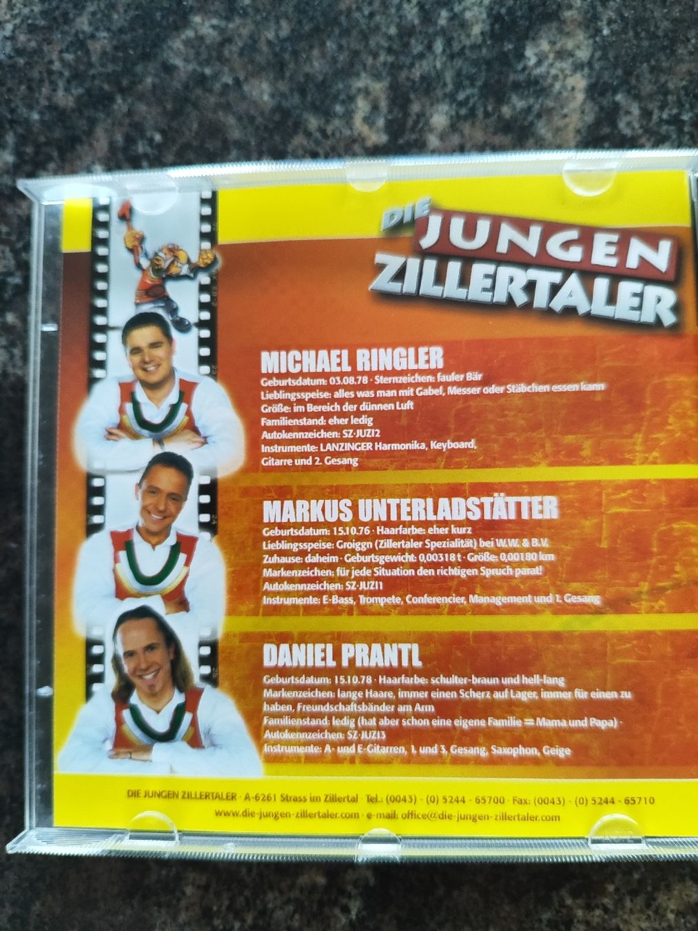 CD: CD, Die jungen Zillertaler  – Usato da Madiswil venduto da marmotte63 3