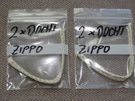 4 x Docht Zippo Benzinfeuerzeug
