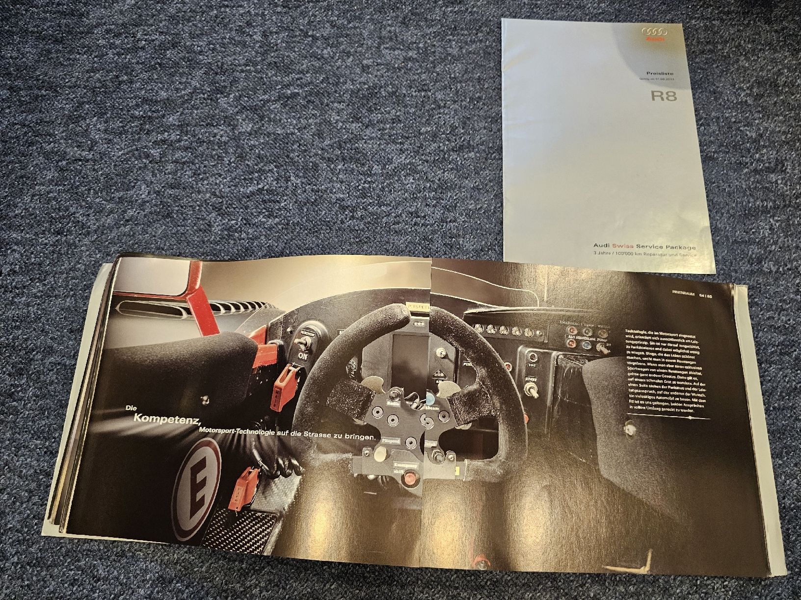 Audi Documenti: AUDI R8 Prospekt mit Preisliste – Usato da Steffisburg venduto da RnPerformanceShop 6