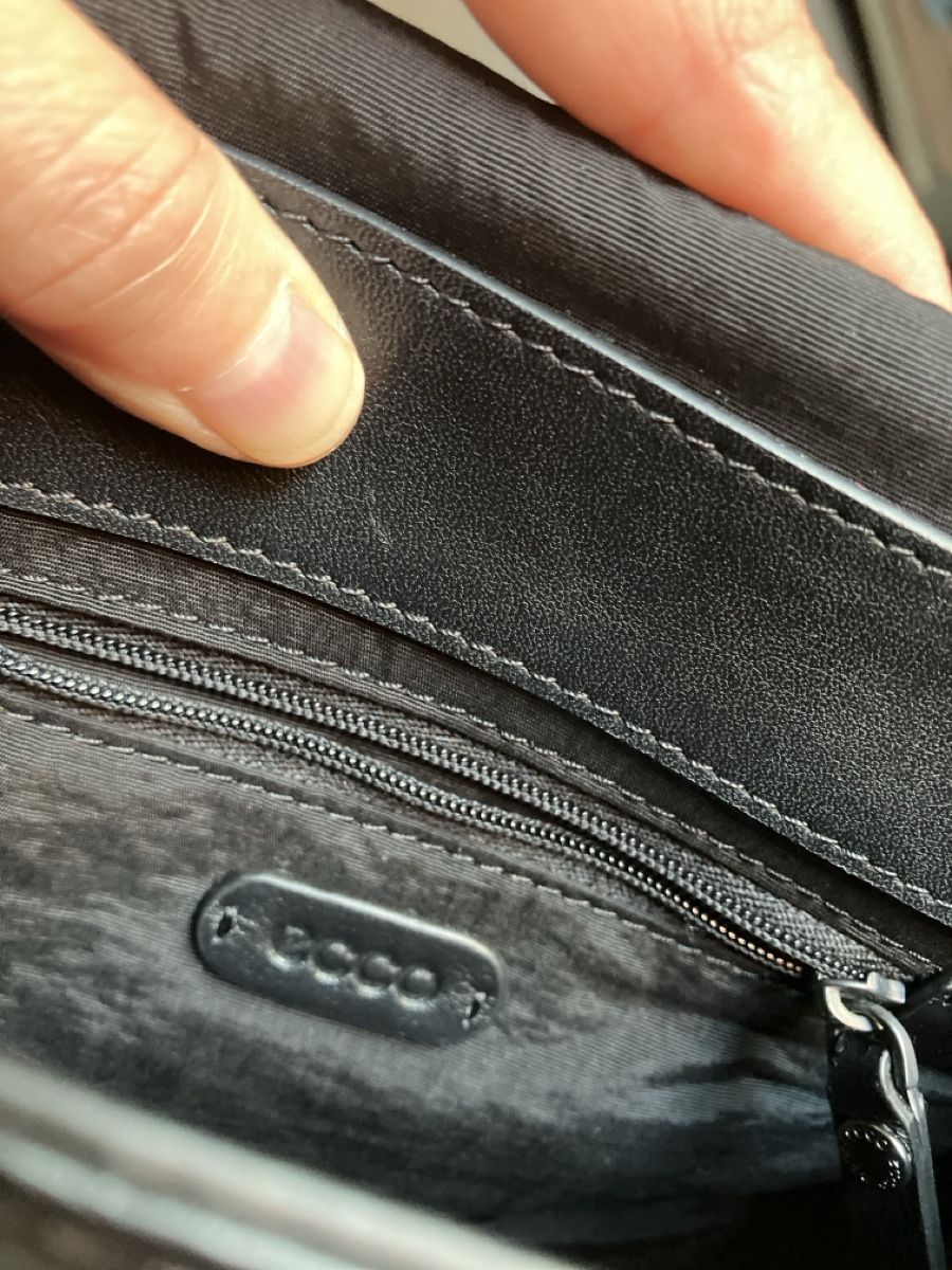 Ecco Borse da donna: Borsa a tracolla ECCO nera, pelle e scamosciata – Nuovo (secondo la descrizione) da Lugano venduto da jfo_7lsm 4